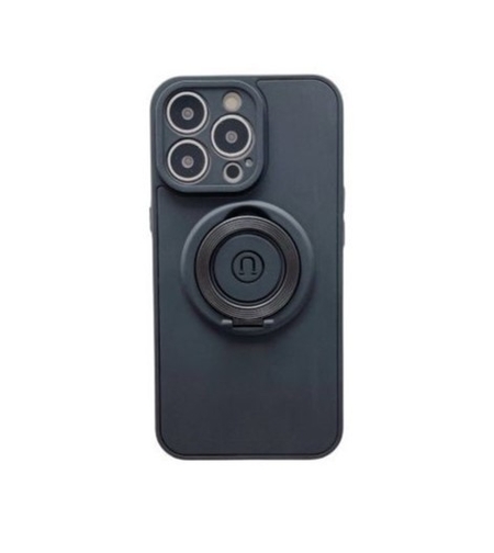 Husa protectie Vafy compatibila cu Apple iPhone 13 Pro Mag Safe Silicone Negru