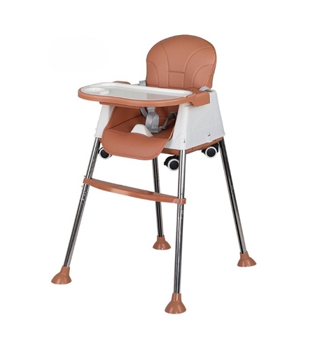 Scaun de Masa Pliabil 3in1, Flippy, Reglabil, Multifunctional, 3 Pozitii, Masuta si Husa Detasabile, Roti, Centura de Siguranta, Ajustare Inaltime