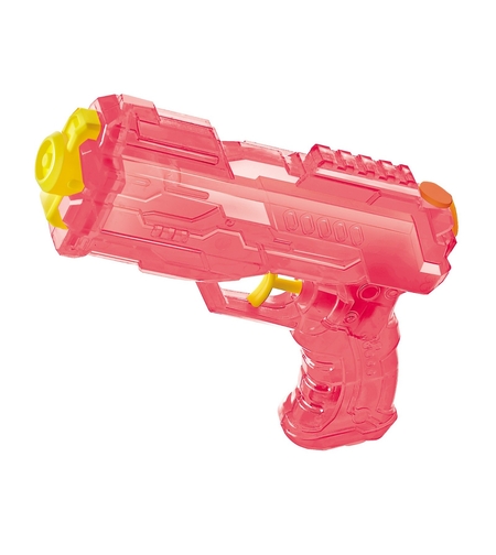 Pistol cu Apa, Flippy, Pistol cu Apa pentru Copii, Manual, din Plastic, 23 x 16 x 4 cm, rezervor 250 ml, Roz