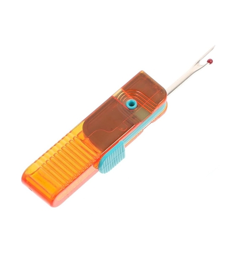 Dispozitiv pentru Descusut, Flippy, Taietor de Etichete, 1.7 x 7 cm, Pliabil, din Plastic, Albastru/Portocaliu