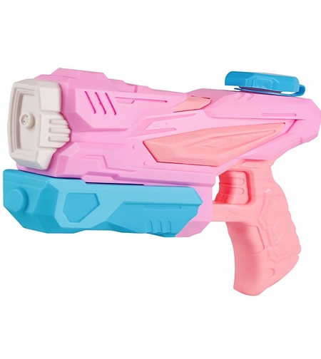 Pistol cu Apa pentru Copii, Rezervor, Pentru Piscina/Plaja, Flippy, 6ani+, 3 duze, Roz, 300ML