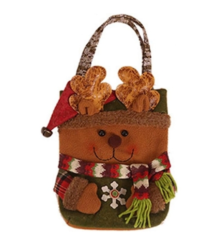 Geanta pentru Cadouri de Craciun, Flippy, Model Ren, Decoratiune Sarbatori, 46x23x2 cm, Multicolor