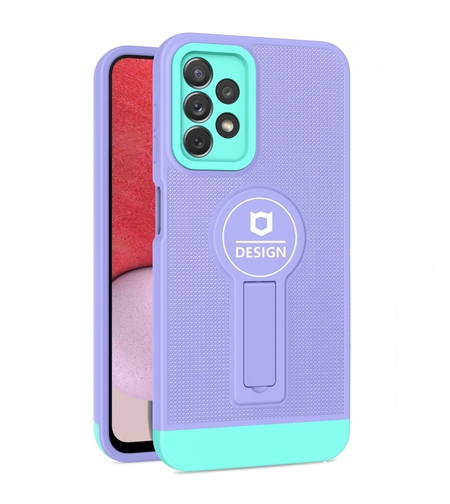 Husa Armor Design cu Stand pentru iPhone 11 Pro Max, Mov/Albastru, Suport Auto Magnetic, Wireless Charge, Protectie Antisoc, Vafy