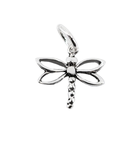 Pandantiv din Argint 925 Jolie Silver, Model Libelula, Fara Inchidere, Fara Pietre, 15 x 14 mm, 0.6 g