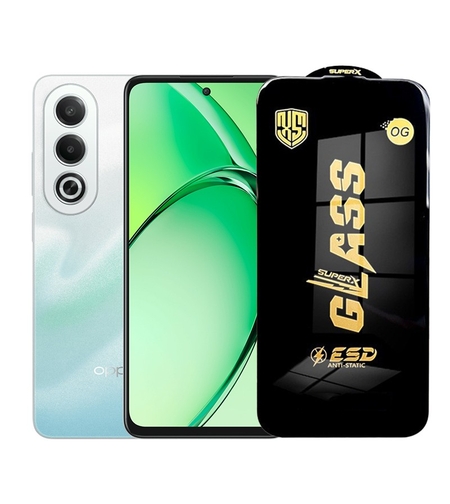 Folie de Protectie pentru Oppo K12x, Vafy, Sticla Securizata ESD, Margini Negre, Rezistenta la Zgirieturi, Antistatica, 0.35 mm, Transparenta