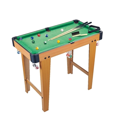 Masa de Biliard, Flippy, cu Picioare, +6 Ani, 74 x 63 x 40 cm, din Lemn/ABS, Maro/Verde
