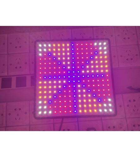 Lampa LED 15W Flippy, pentru cresterea plantelor in interior, material ABS, cu agatatoare, 25 x 25 cm, multicolor