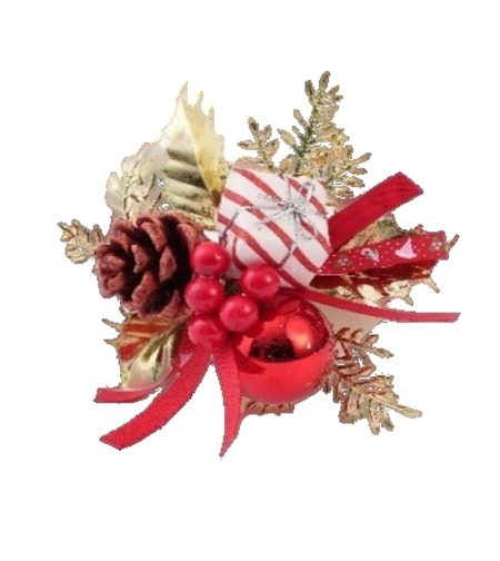 Decoratiune de Craciun, Flippy, 15 x 23 cm, Model Buchetel 2, Multicolor