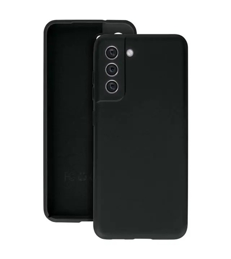 Husa protectie Vafy pentru Samsung S21 FE Liquid Silicone Negru
