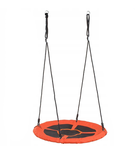 Leagan tip cuib Sersimo G-Line, 100cm, inaltime reglabila, 150 kg, Portocaliu Negru