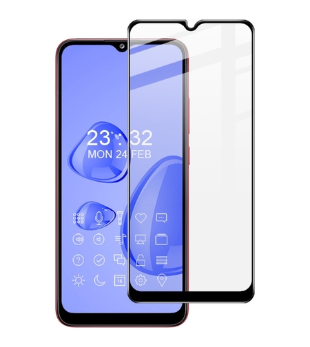 Folie Sticla Securizata Flippy, compatibila cu Samsung A02S, Negru