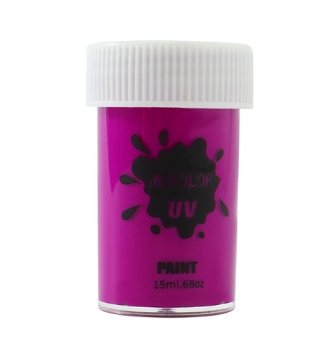 Vopsea pentru Fata si Corp, Flippy, cu Pigment Fosforescent UV, 15 ml, Mov