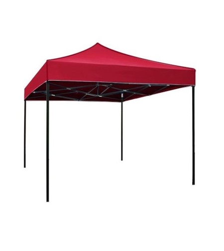Cort pliabil pentru Evenimente, cadru metalic pentru curte si gradina, 2x2 m, Rosu, Flippy