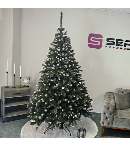 Brad artificial Christmas Deluxe by Sersimo, WhiteBerry, 2D, 220cm