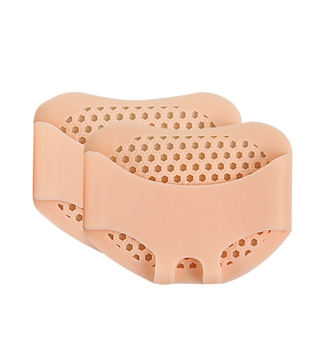 Set 2 Branturi cu Gel, Flippy, pentru Metatarsiene, Pernute din Silicon Gel, Universale, Separator Corectie Pozitie Degete Picior, Crem