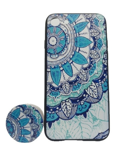 Husa Apple iPhone 6/6S Multicolor Model Frunza Suport inclus