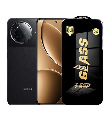 Folie de Protectie pentru Xiaomi Redmi K80, Vafy, Sticla Securizata ESD, Margini Negre, Rezistenta la Zgirieturi, Antistatica, 0.35 mm, Transparenta