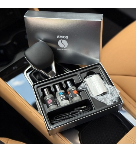 PACHET Difuzor AMOS mic + 3 parfumuri CADOU