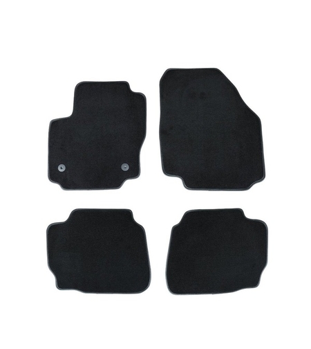 Covorase auto mocheta (negru) Porsche Cayenne III, an fabricatie 11.2017 - prezent, caroserie suv, sistem de prindere rotund | 1061654BLACK