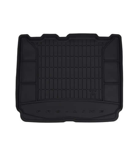 Covor auto pentru portbagaj Frogum pentru Ford Kuga II 5d 2016, Cauciuc, Negru