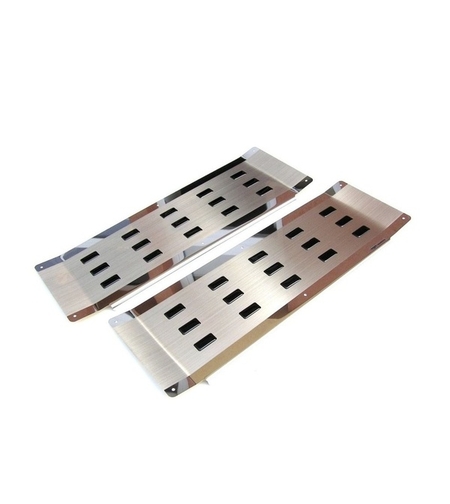 Protectii inox praguri usi Volkswagen T5 Caravelle, anul de fabricatie 2003 - 05.2015, caroserie Van