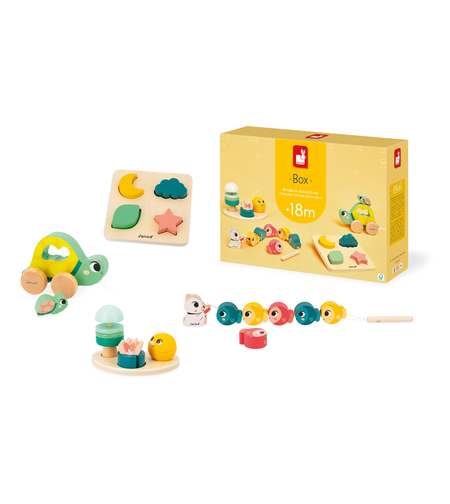 Set de 4 jucarii pentru bebelusi, Janod, 18 luni+