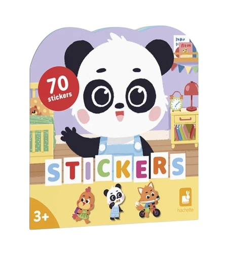 Caiet creativ cu stickere Ziua mea Janod,3 ani+