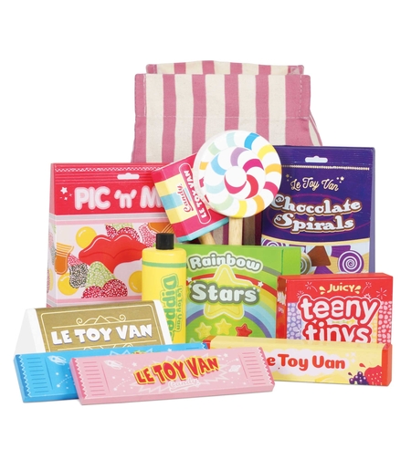 Set de dulciuri din lemn, Le Toy Van, cu sacosa, 2 ani+
