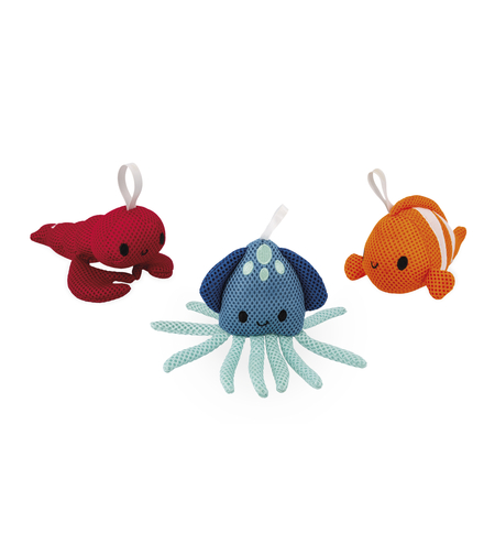 Jucarii pentru baie, Janod, set 3 animale marine, 10 luni+