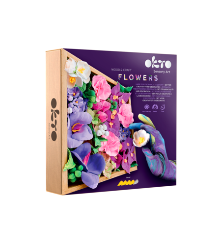 Set de creație senzorială Wood & Craft DIY 