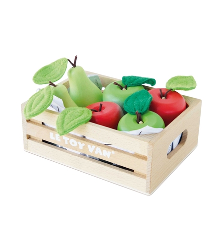 Ladita cu fructe, Le Toy Van, Mere si pere, din lemn, 2 ani+