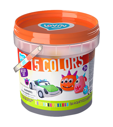 Set creativ de modelaj OKTO Clay Monsters Company, include aluat multicolor, matrite pentru monstri si accesorii, 3 ani+