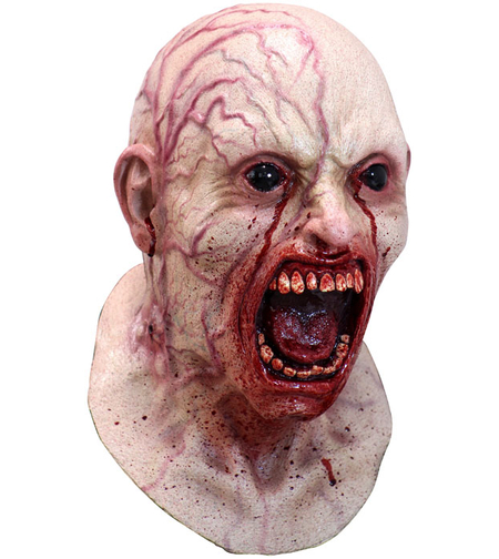 Mască Premium din Latex Infected Zombie, cu Vene și Sânge – Mărime Universală Adulți