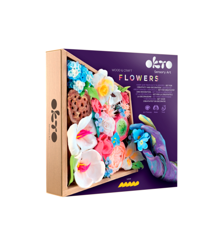 Set de creație senzorială 3D Wood&Craft DIY 