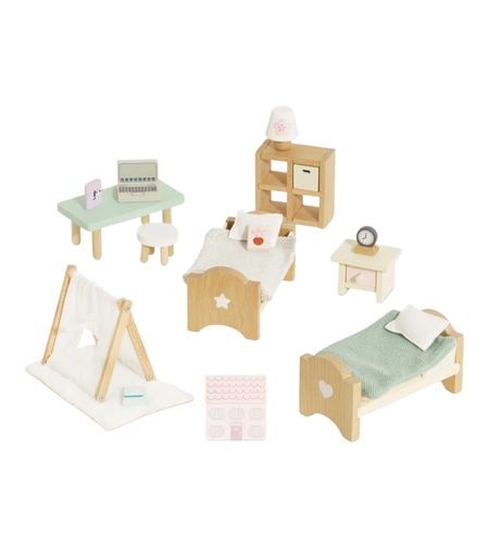 Set Mobilier din Lemn Daisylane pentru Camera Copiilor Căsuțe de Păpuși Le Toy Van