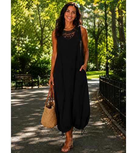 Rochie lejera din bumbac, stil italian