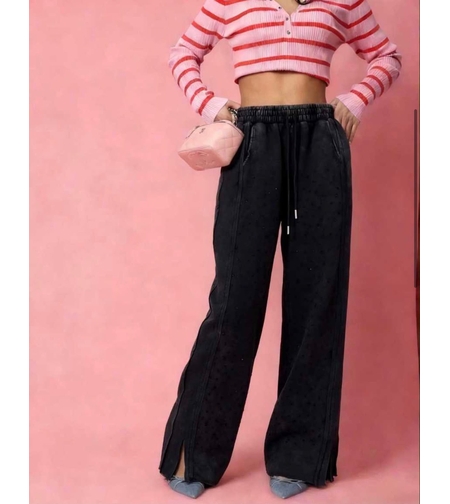 Pantalon modern cu pietre