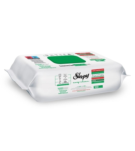 Șervețele Umede pentru Suprafețe Sleepy Easy Clean cu Oțet și Săpun Alb, 100 bucăți