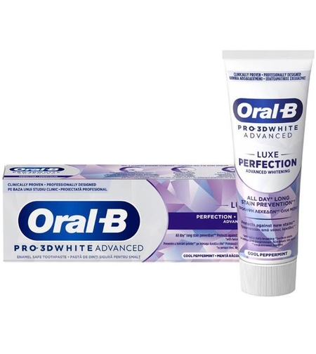 Pastă de Dinți Oral-B Pro-3D White Advanced Luxe Perfection, 75ml
