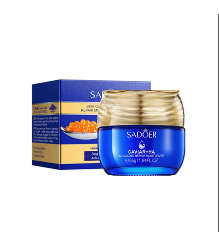 Crema de Față Sadoer Caviar + HA Anti-Aging Repair Moisturizer, 55g