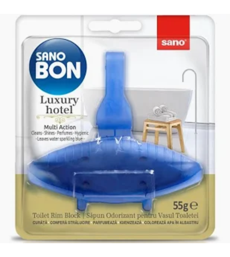 Săpun Odorizant pentru Vasul Toaletei Sano Bon Multi Action Luxury Hotel, 55g