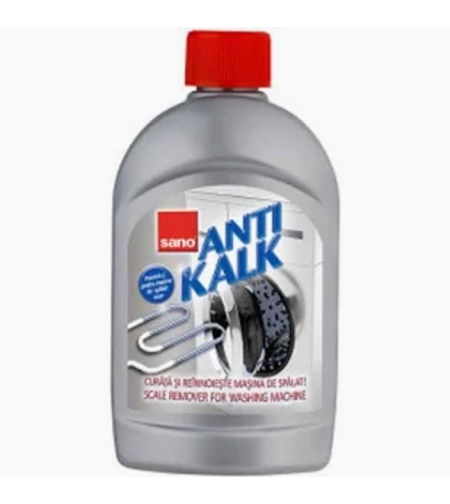 Soluție Decalcifiantă Sano Anti Kalk pentru Mașina de Spălat Rufe, 500ml