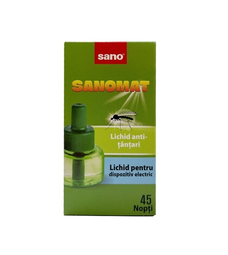 Rezerva lichid anti-tantari pentru dispozitiv electric Sano Sanomat, 45 nopti