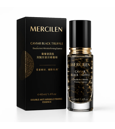 Ser Esență Premium Anti-Rid MERCILEN Caviar Black Truffle Double Firming Essence, 40ml