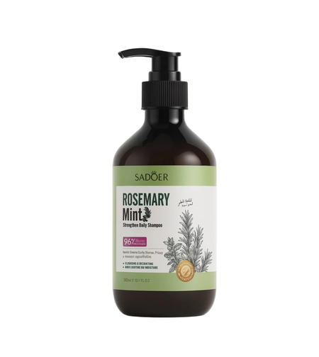 Șampon Fortifiant Zilnic Sadoer Rosemary Mint cu Rozmarin și Mentă, 350ml
