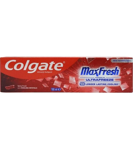 Pastă de Dinți Colgate MaxFresh Spicy Fresh, Ultrafreeze, 100ml