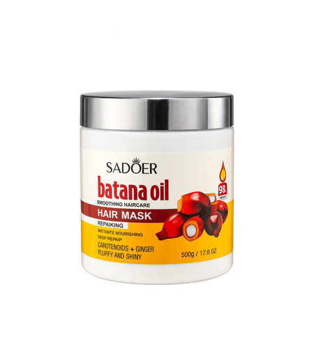 Mască Reparatoare pentru Păr Sadoer Batana Oil Smoothing Haircare Mask, 500g