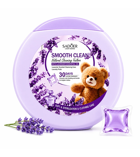 Capsule Detergent de Rufe Sadoer Smooth Clean Lavender, 36 bucati