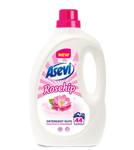 Detergent Lichid Asevi Rosehip, Suavitate și Prospețime, 44 Spălări, 2.376L