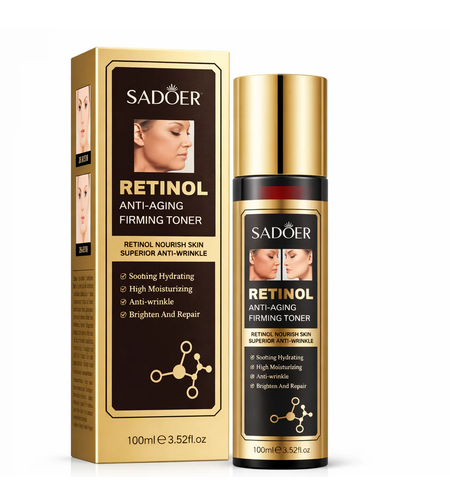 Loțiune Tonică Facială Anti-Rid Sadoer Retinol Anti-Aging Firming Toner, 100ml